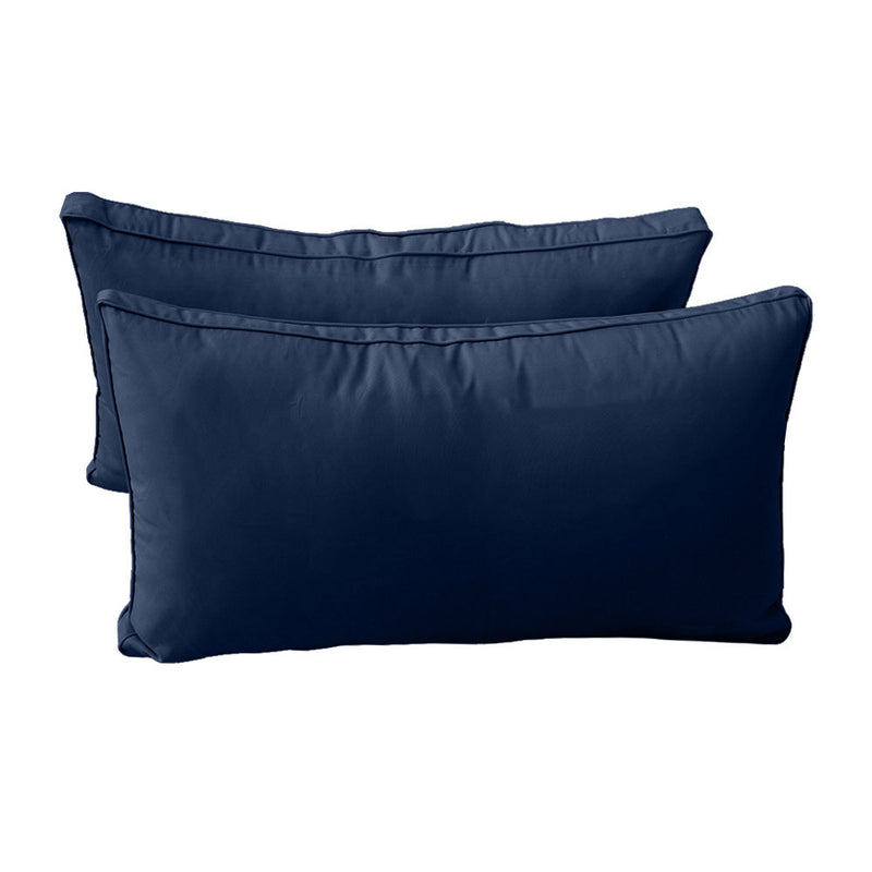Model-2 CRIB SIZE Bolster & Back Pillow Cushion Outdoor SLIP COVER ONLY