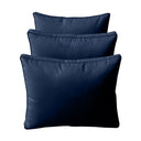 Model-3 QUEEN SIZE Bolster & Back Pillow Cushion Outdoor SLIP COVER ONLY