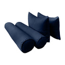 Model-4 TWIN SIZE Bolster & Back Pillow Cushion Outdoor SLIP COVER ONLY