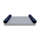 Model-5 TWIN SIZE Bolster & Back Pillow Cushion Outdoor SLIP COVER ONLY