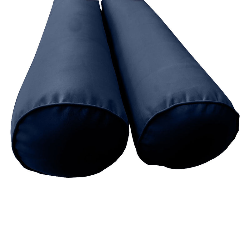 Model-6 TWIN SIZE Bolster & Back Pillow Cushion Outdoor SLIP COVER ONLY
