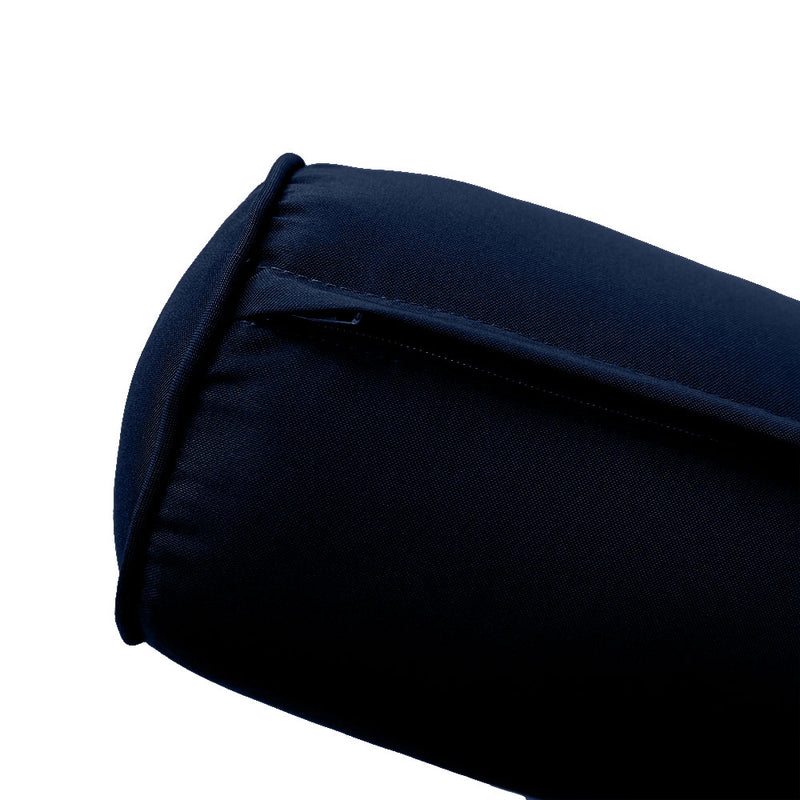 Model-6 TWIN SIZE Bolster & Back Pillow Cushion Outdoor SLIP COVER ONLY