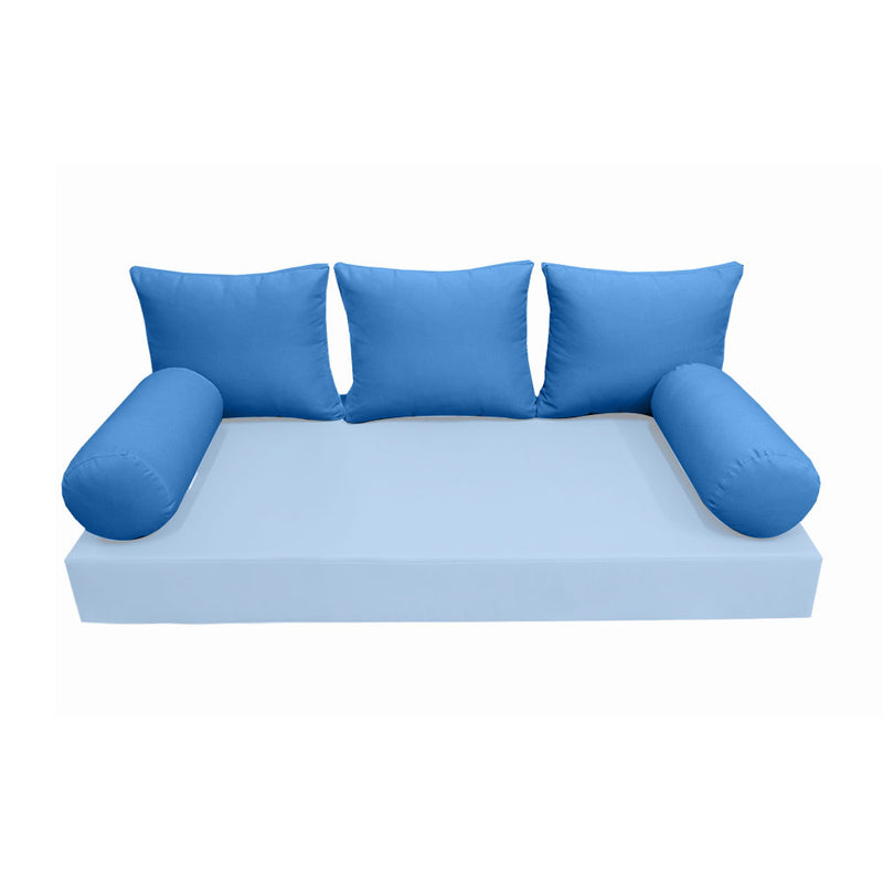 Model-3 TWIN SIZE Bolster & Back Pillow Cushion Outdoor SLIP COVER ONLY