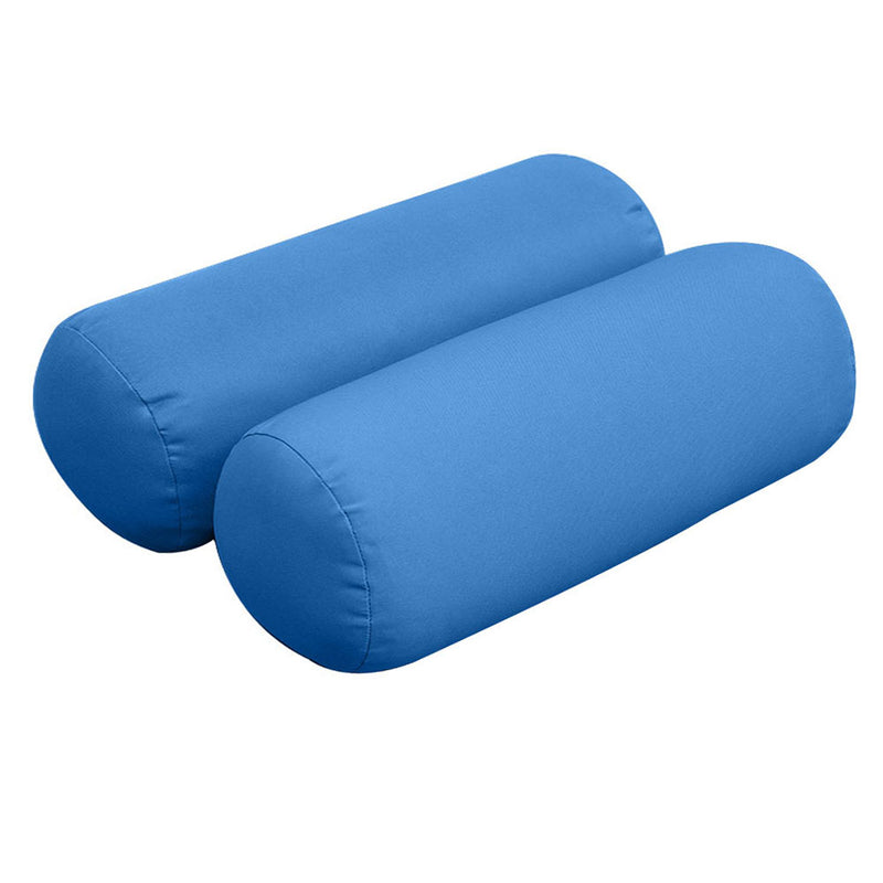 Model-3 FULL SIZE Bolster & Back Pillow Cushion Outdoor SLIP COVER ONLY