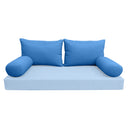 Model-2 CRIB SIZE Bolster & Back Pillow Cushion Outdoor SLIP COVER ONLY