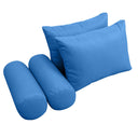 Model-2 CRIB SIZE Bolster & Back Pillow Cushion Outdoor SLIP COVER ONLY