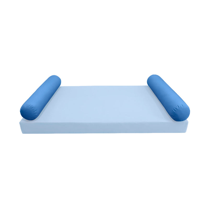 Model-5 FULL SIZE Bolster & Back Pillow Cushion Outdoor SLIP COVER ONLY