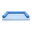 Model-6 FULL SIZE Bolster & Back Pillow Cushion Outdoor SLIP COVER ONLY