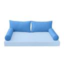 Model-2 TWIN SIZE Bolster & Back Pillow Cushion Outdoor SLIP COVER ONLY