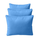 Model-3 QUEEN SIZE Bolster & Back Pillow Cushion Outdoor SLIP COVER ONLY