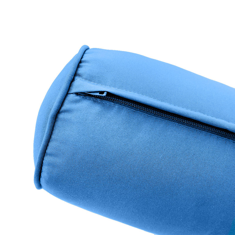 Model-5 FULL SIZE Bolster & Back Pillow Cushion Outdoor SLIP COVER ONLY