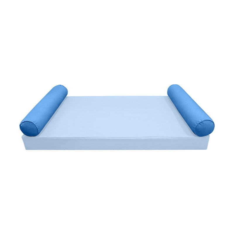 Model-5 FULL SIZE Bolster & Back Pillow Cushion Outdoor SLIP COVER ONLY