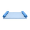 Model-5 TWIN SIZE Bolster & Back Pillow Cushion Outdoor SLIP COVER ONLY