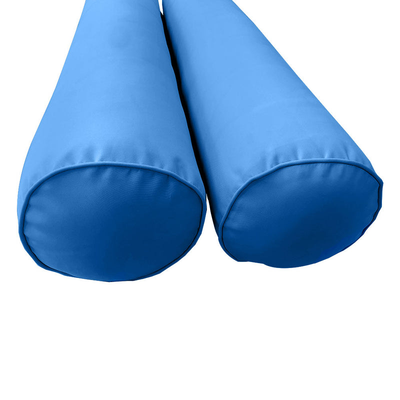 Model-6 TWIN SIZE Bolster & Back Pillow Cushion Outdoor SLIP COVER ONLY