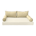 Model-2 CRIB SIZE Bolster & Back Pillow Cushion Outdoor SLIP COVER ONLY