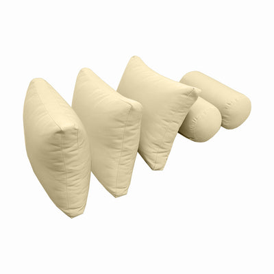 Model-3 TWIN SIZE Bolster & Back Pillow Cushion Outdoor SLIP COVER ONLY