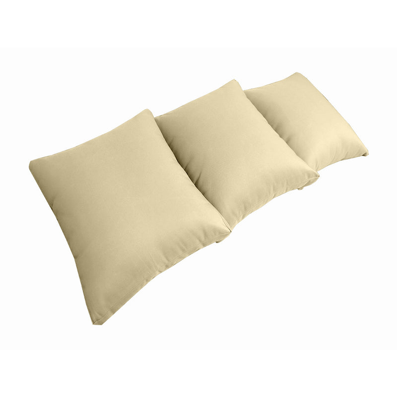 Model-3 TWIN SIZE Bolster & Back Pillow Cushion Outdoor SLIP COVER ONLY