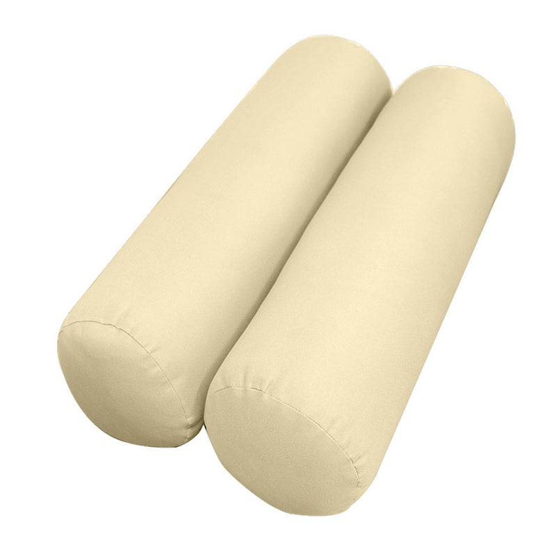 Model-4 FULL SIZE Bolster & Back Pillow Cushion Outdoor SLIP COVER ONLY