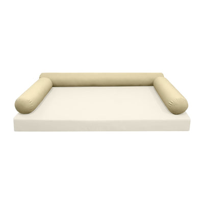 Model-6 FULL SIZE Bolster & Back Pillow Cushion Outdoor SLIP COVER ONLY