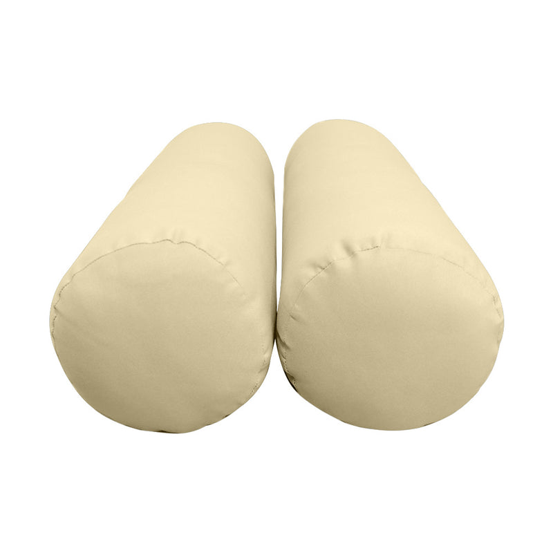 Model-6 TWIN SIZE Bolster & Back Pillow Cushion Outdoor SLIP COVER ONLY