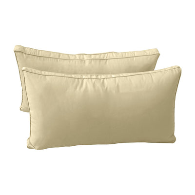 Model-2 CRIB SIZE Bolster & Back Pillow Cushion Outdoor SLIP COVER ONLY