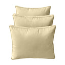 Model-3 CRIB SIZE Bolster & Back Pillow Cushion Outdoor SLIP COVER ONLY