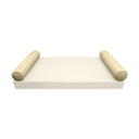 Model-5 TWIN SIZE Bolster & Back Pillow Cushion Outdoor SLIP COVER ONLY