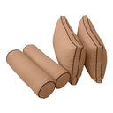 Model-2 QUEEN SIZE Bolster & Back Pillow Cushion Outdoor SLIP COVER ONLY