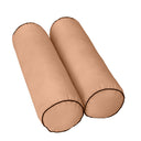 Model-2 CRIB SIZE Bolster & Back Pillow Cushion Outdoor SLIP COVER ONLY