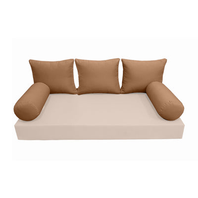 Model-3 TWIN SIZE Bolster & Back Pillow Cushion Outdoor SLIP COVER ONLY