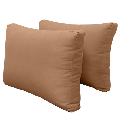 Model-2 CRIB SIZE Bolster & Back Pillow Cushion Outdoor SLIP COVER ONLY