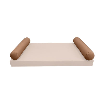 Model-5 QUEEN SIZE Bolster & Back Pillow Cushion Outdoor SLIP COVER ONLY