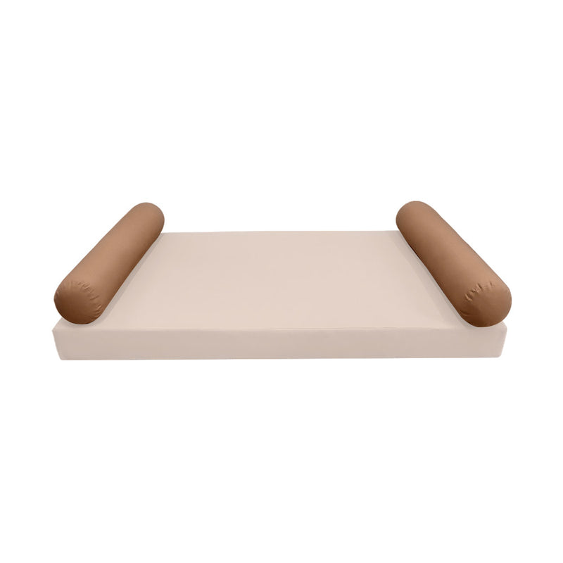 Model-5 QUEEN SIZE Bolster & Back Pillow Cushion Outdoor SLIP COVER ONLY