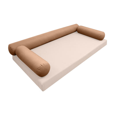 Model-6 TWIN SIZE Bolster & Back Pillow Cushion Outdoor SLIP COVER ONLY