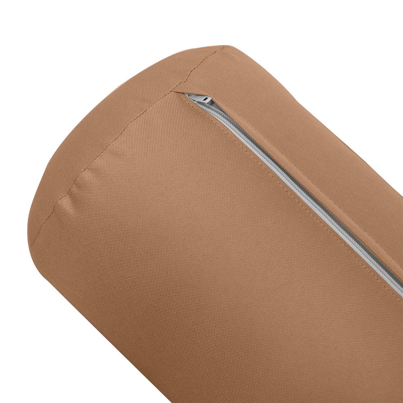 Model-6 TWIN SIZE Bolster & Back Pillow Cushion Outdoor SLIP COVER ONLY