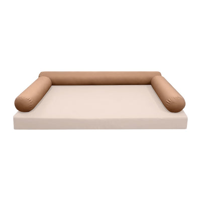 Model-6 TWIN SIZE Bolster & Back Pillow Cushion Outdoor SLIP COVER ONLY
