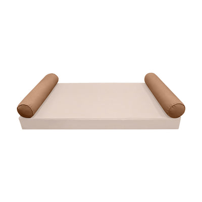 Model-5 QUEEN SIZE Bolster & Back Pillow Cushion Outdoor SLIP COVER ONLY