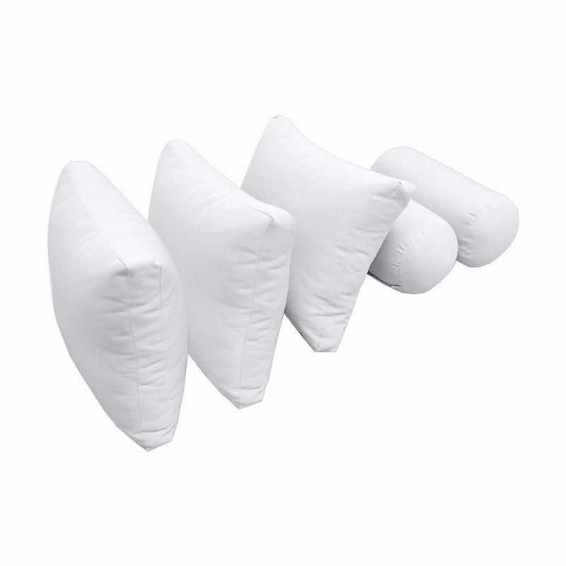 Model-3 TWIN SIZE Bolster & Back Pillow Cushion Outdoor SLIP COVER ONLY