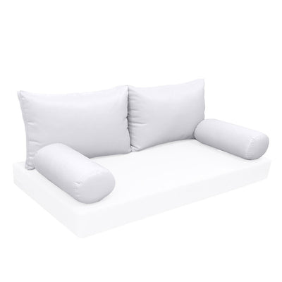 Model-2 CRIB SIZE Bolster & Back Pillow Cushion Outdoor SLIP COVER ONLY