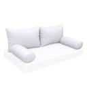 Model-2 QUEEN SIZE Bolster & Back Pillow Cushion Outdoor SLIP COVER ONLY