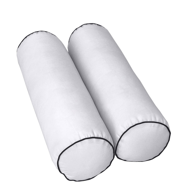 Model-3 TWIN SIZE Bolster & Back Pillow Cushion Outdoor SLIP COVER ONLY