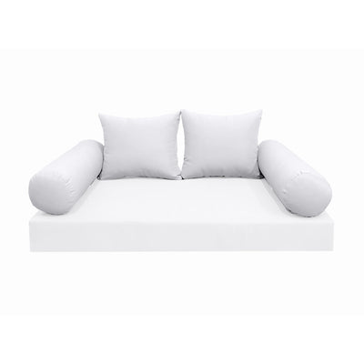 Model-4 FULL SIZE Bolster & Back Pillow Cushion Outdoor SLIP COVER ONLY