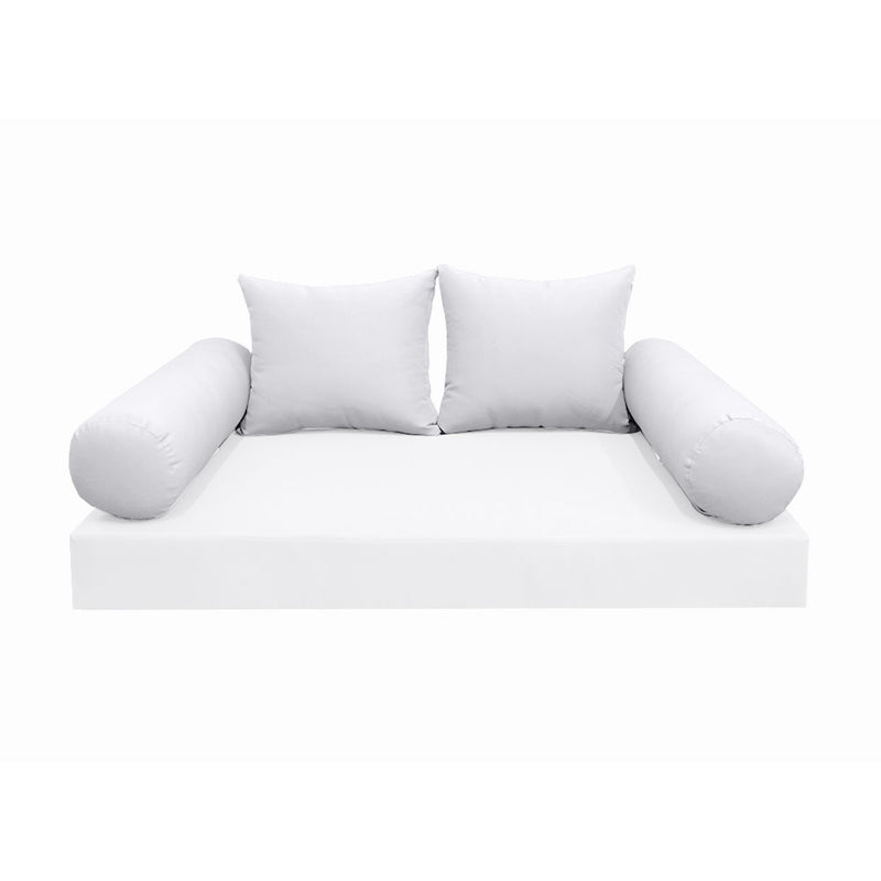Model-4 FULL SIZE Bolster & Back Pillow Cushion Outdoor SLIP COVER ONLY