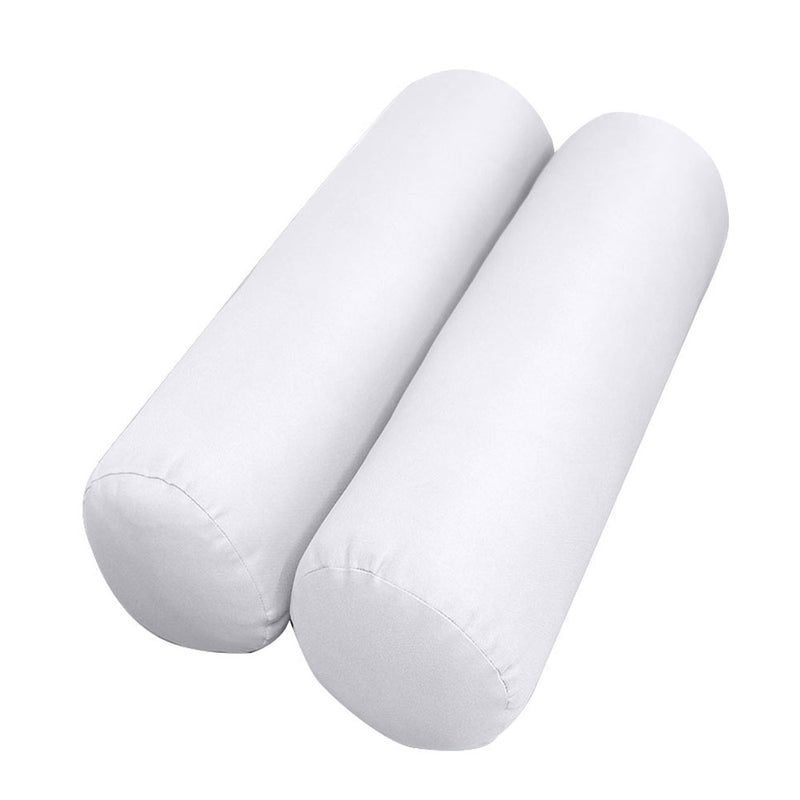 Model-4 FULL SIZE Bolster & Back Pillow Cushion Outdoor SLIP COVER ONLY