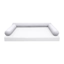 Model-6 CRIB SIZE Bolster & Back Pillow Cushion Outdoor SLIP COVER ONLY