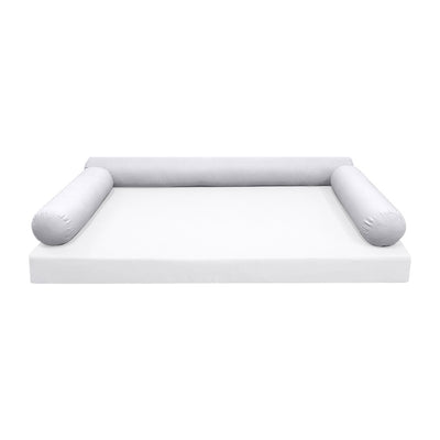 Model-6 TWIN SIZE Bolster & Back Pillow Cushion Outdoor SLIP COVER ONLY
