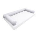 Model-6 FULL SIZE Bolster & Back Pillow Cushion Outdoor SLIP COVER ONLY