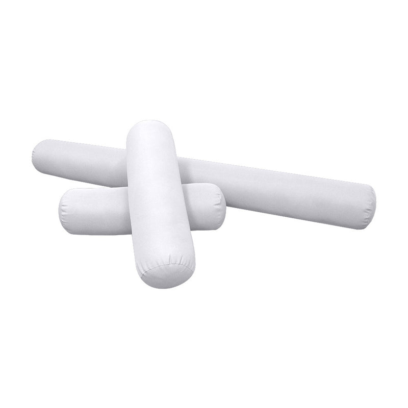 Model-6 CRIB SIZE Bolster & Back Pillow Cushion Outdoor SLIP COVER ONLY