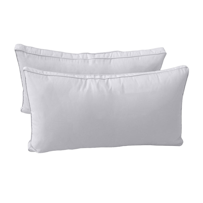 Model-2 CRIB SIZE Bolster & Back Pillow Cushion Outdoor SLIP COVER ONLY
