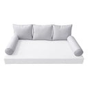 Model-3 TWIN SIZE Bolster & Back Pillow Cushion Outdoor SLIP COVER ONLY